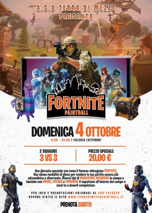 Locandina Evento Fortnite 
